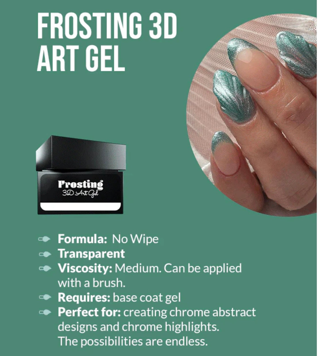 FROSTING 3D ART GEL