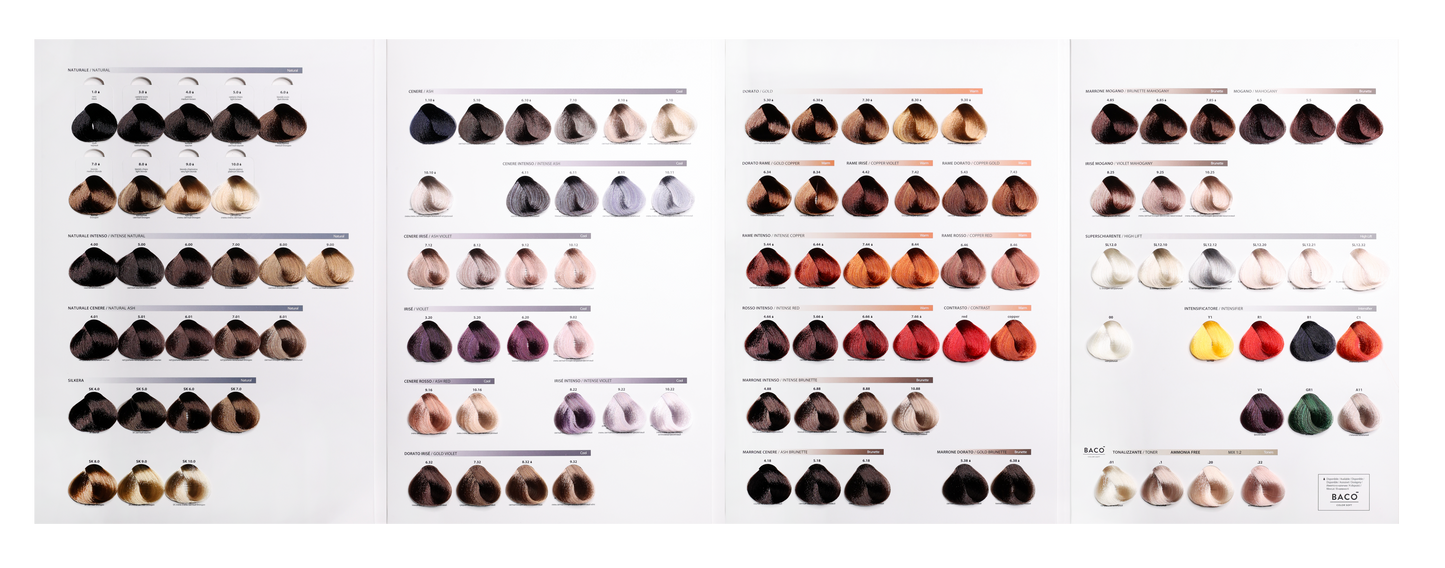 BACO COLOR PERMANENT SWATCH BOOK