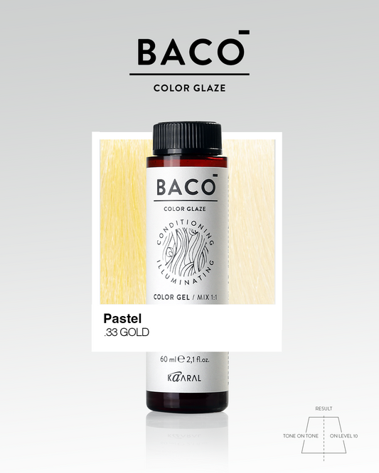 BACO COLOR GLAZE - .33 (GG) GOLD PASTEL