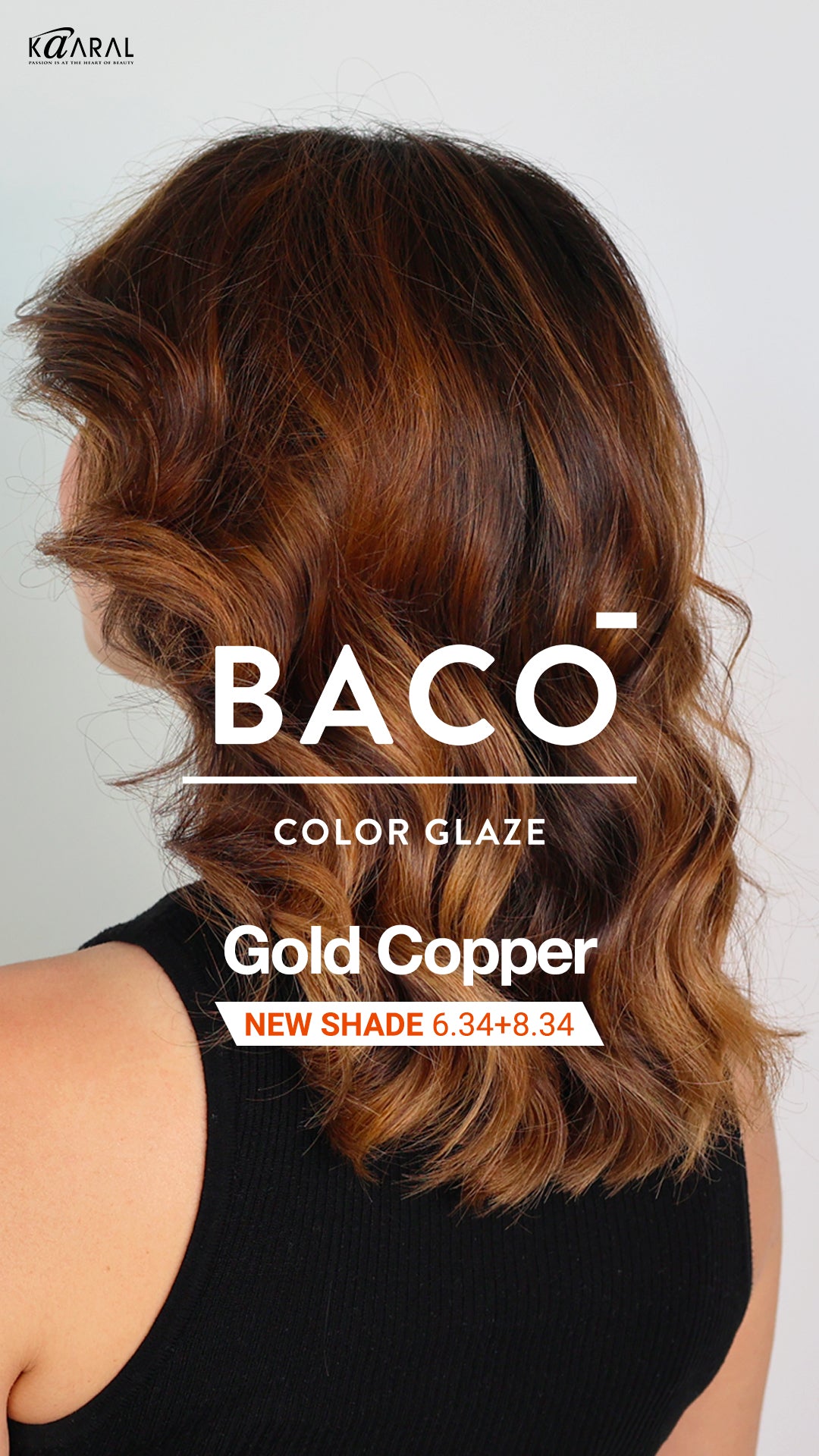 BACO COLOR GLAZE - 6.34 (6Gc) DARK BLONDE GOLD COPPER