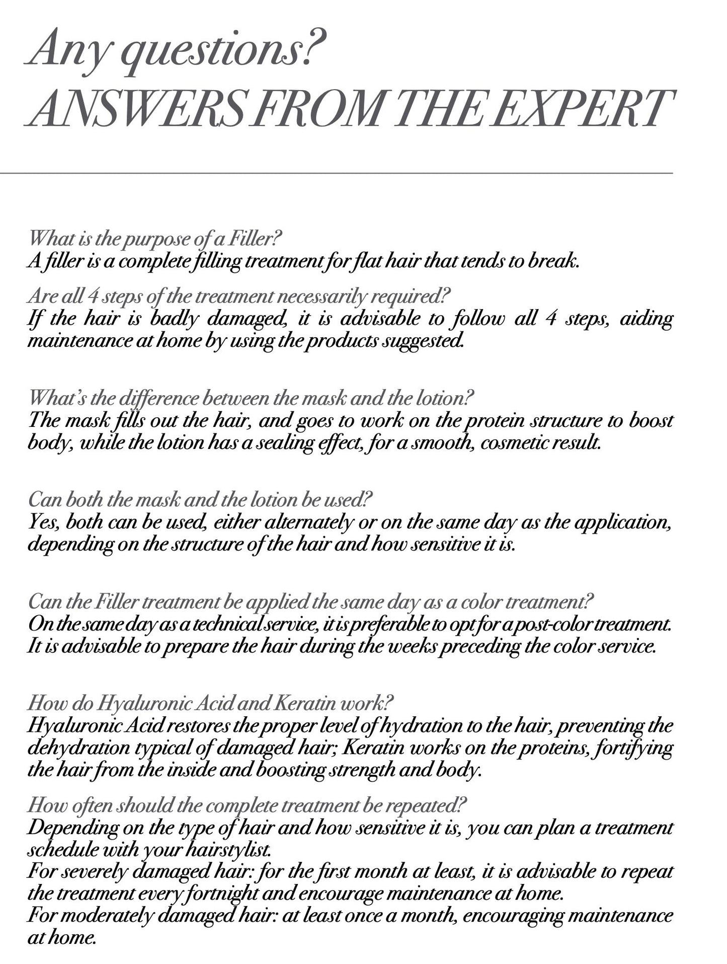 RETAIL PURIFY FILLER LOTION
