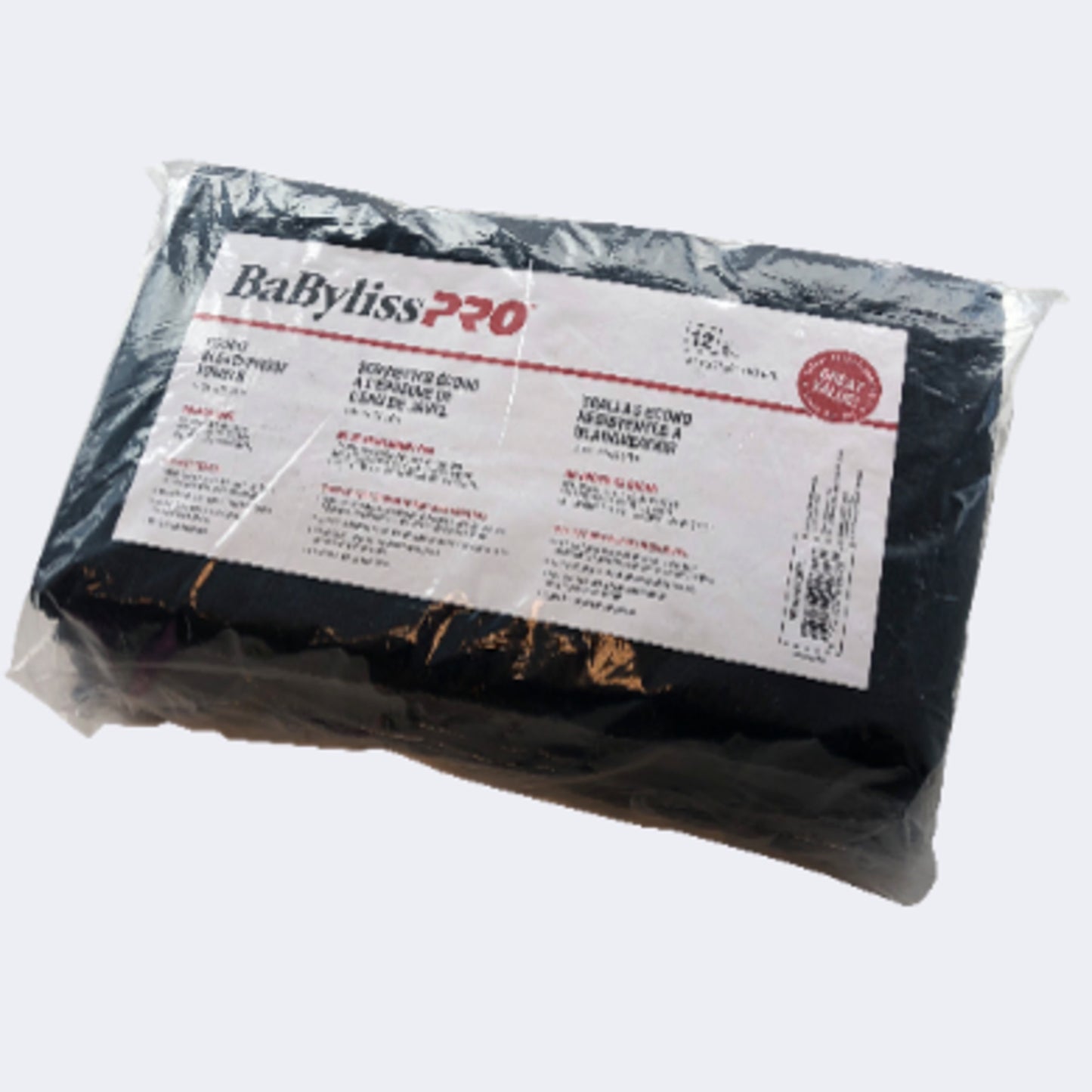 STANDARD BLACK BLEACH PROOF TOWELS