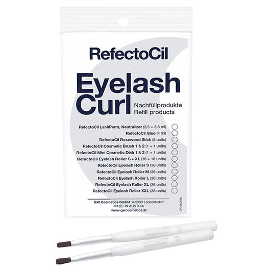 REFECTOCIL EYELASH CURL COSMETIC BRUSH 1 & 2 (2/POUCH)