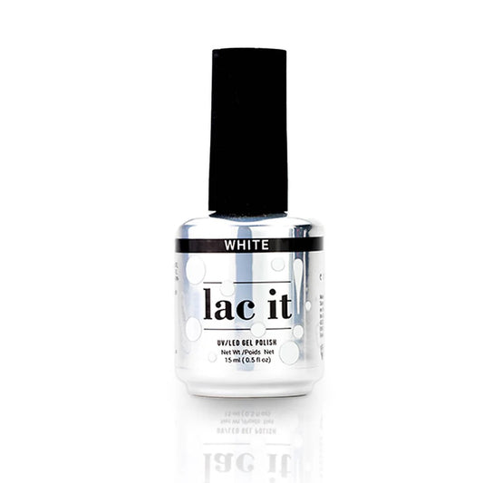 LAC IT! WHITE SOAK OFF GEL POLISH