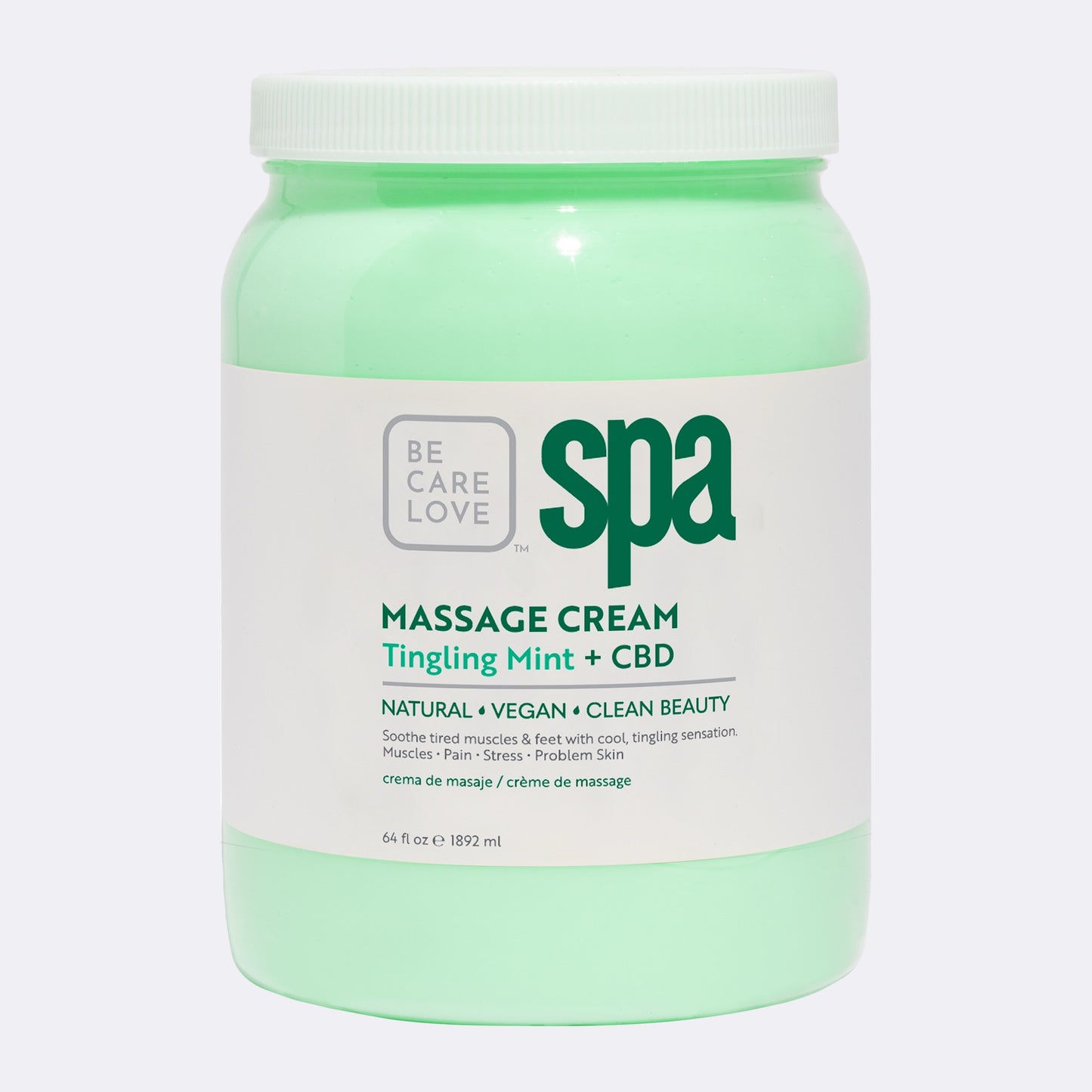 TINGLING MINT + CBD MASSAGE CREAM