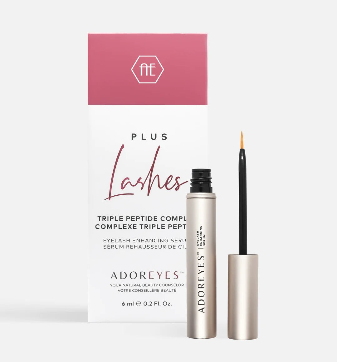 RETAIL ADOREYES PLUS EYELASH ENHANCING SERUM WITH TRIPLE PEPTIDE COMPLEX (6 ML)