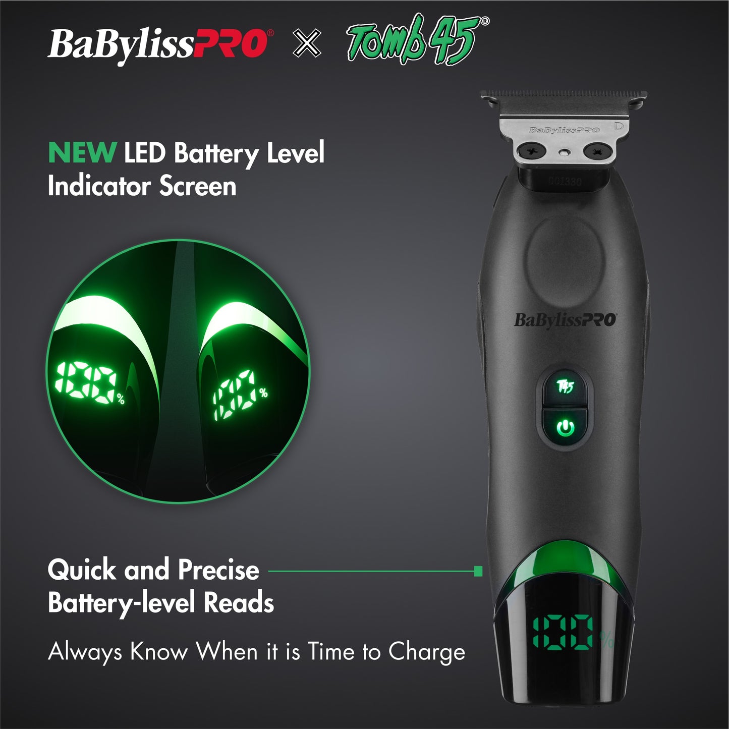 RETAIL BABYLISSPRO® X TOMB45® WIRELESS-CHARGING TRIMMER