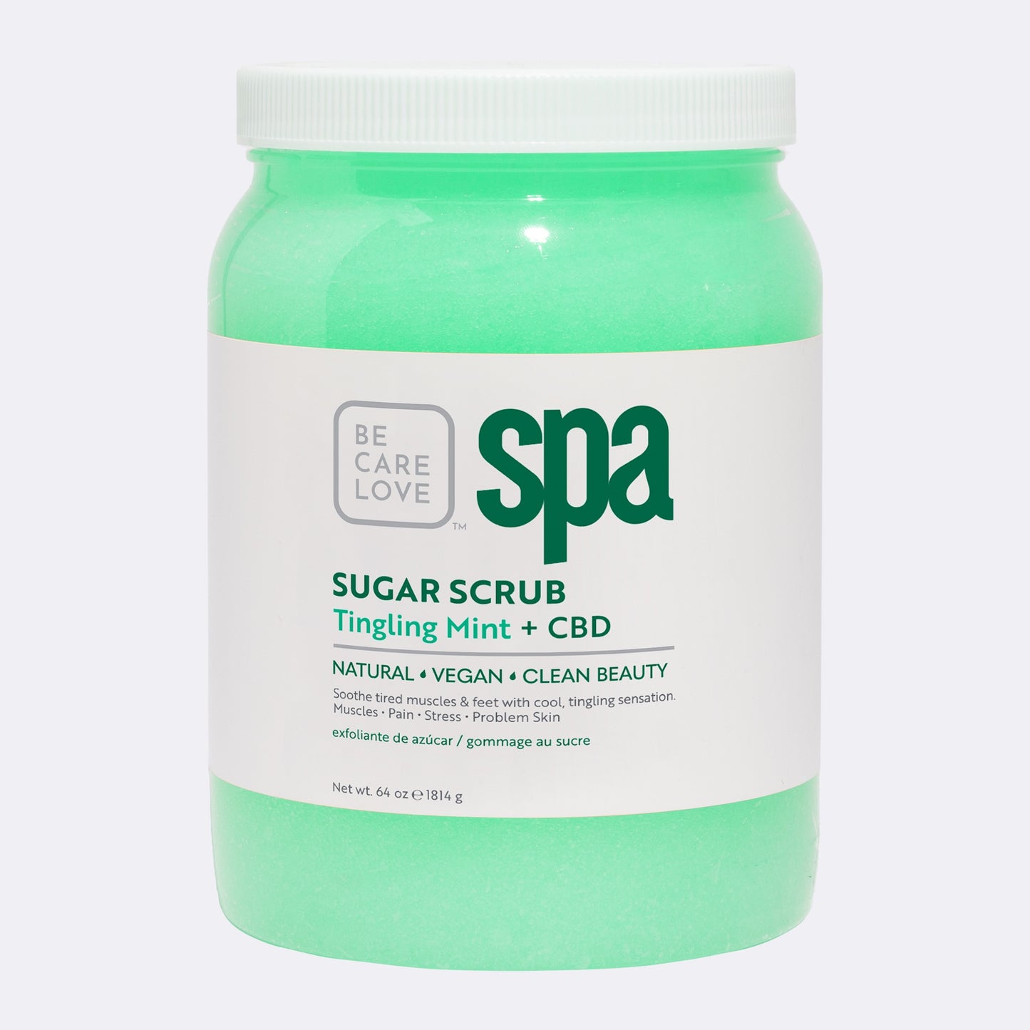 TINGLING MINT + CBD SUGAR SCRUB