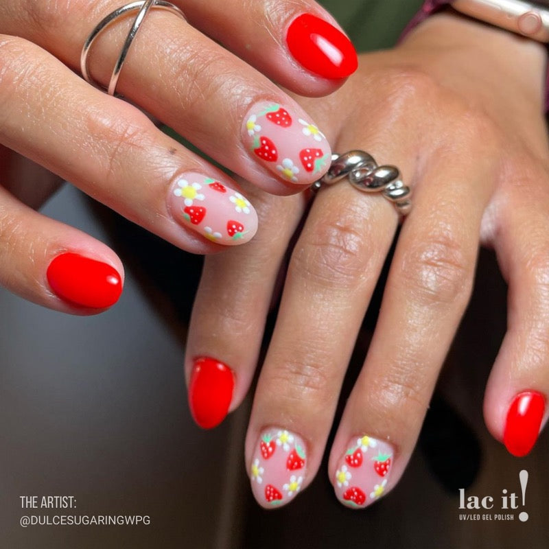 LAC IT! RED BOTTOMS SOAK OFF GEL POLISH