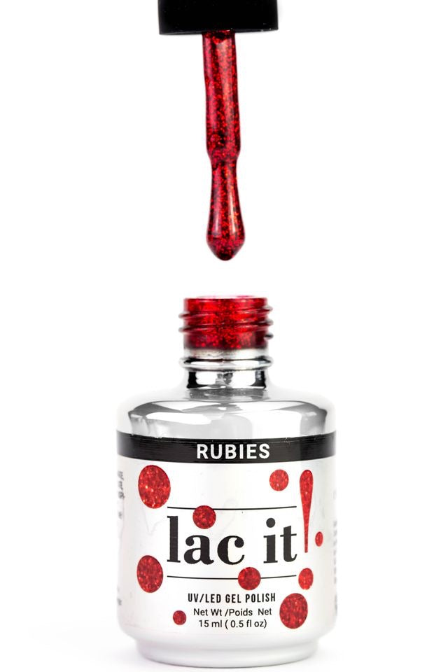 LAC IT! RUBIES SOAK OFF GEL POLISH