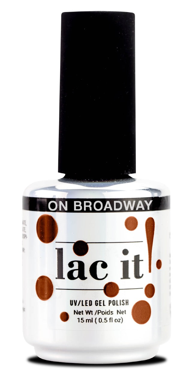 LAC IT! ON BROADWAY OFF GEL POLISH