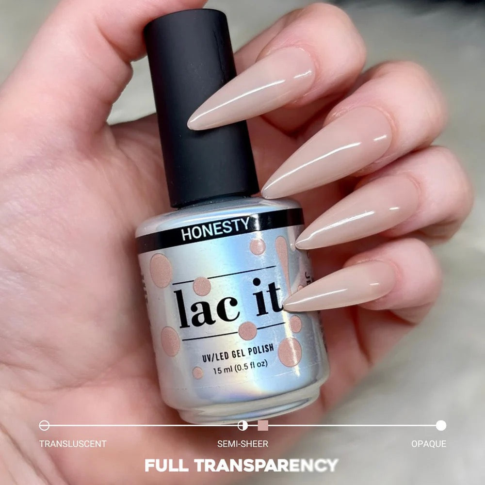 LAC IT! HONESTY SOAK OFF GEL POLISH