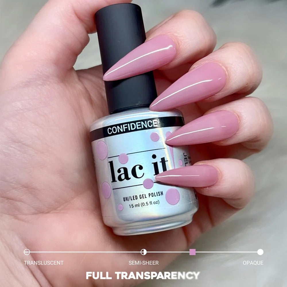 LAC IT! CONFIDENCE SOAK OFF GEL POLISH