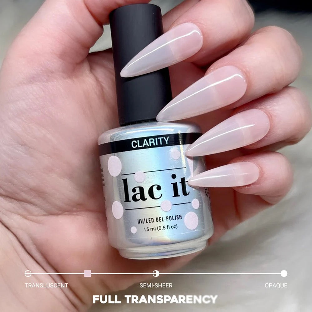 LAC IT! CLARITY SOAK OFF GEL POLISH