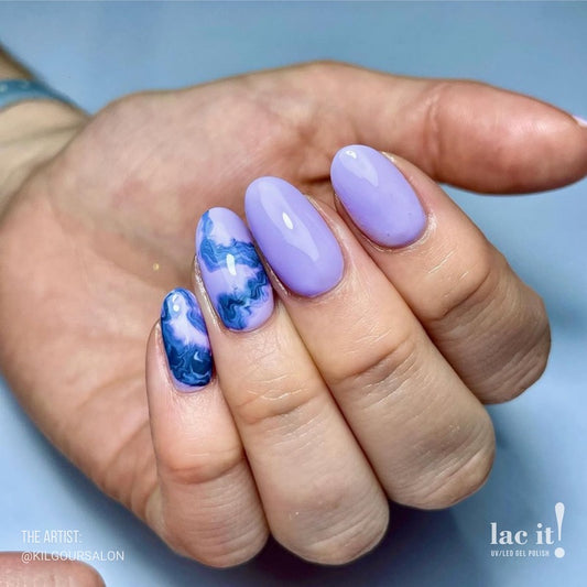 LAC IT! FRENCH LAVENDER SOAK OFF GEL POLISH