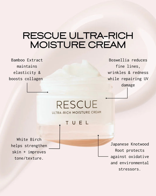 RETAIL TUEL RESCUE ULTRA-RICH MOISTURE CREAM