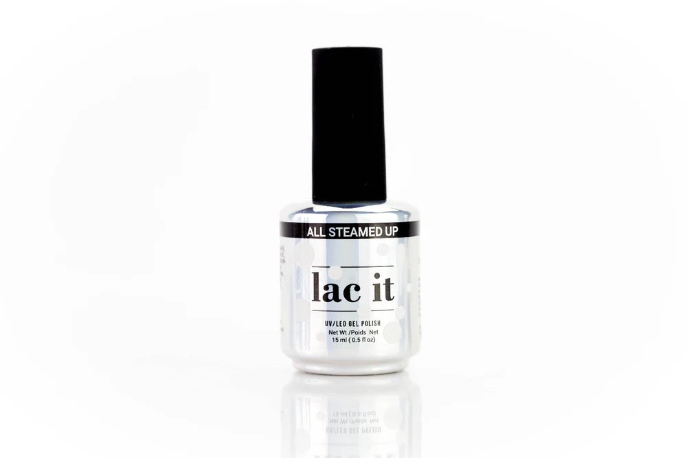 LAC IT! ALL STEAMED UP SOAK OFF GEL POLISH