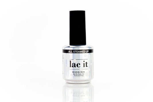 LAC IT! ALL STEAMED UP SOAK OFF GEL POLISH