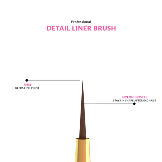 PROFESSIONAL DETAIL LINER NAIL BRUSH