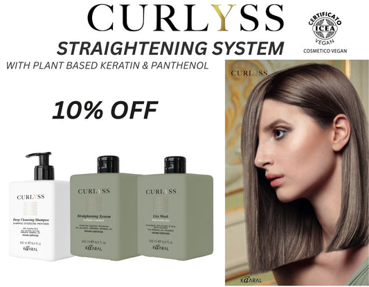 CURLYSS STRAIGHTENING SYSTEM BUNDLE