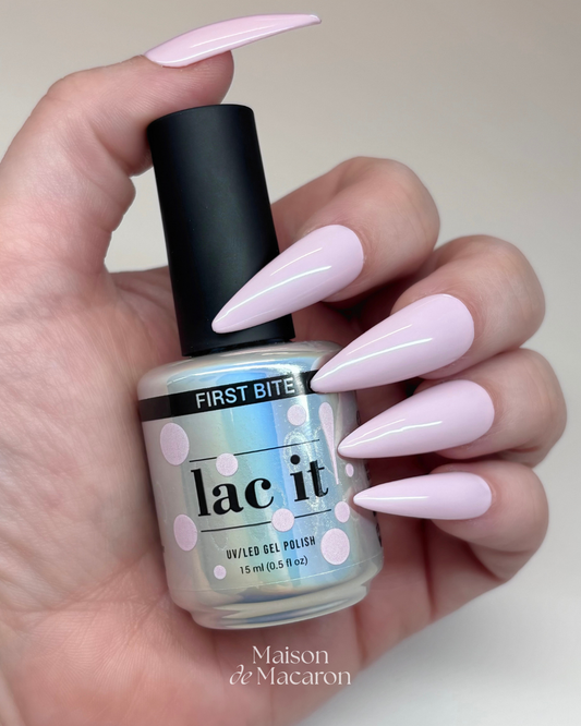 LAC IT! FIRST BITE SOAK OFF GEL POLISH