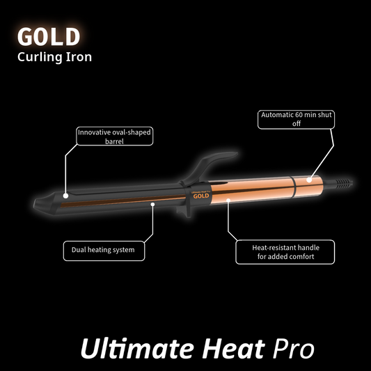 ULTIMATE HEAT GOLD CURLING IRON