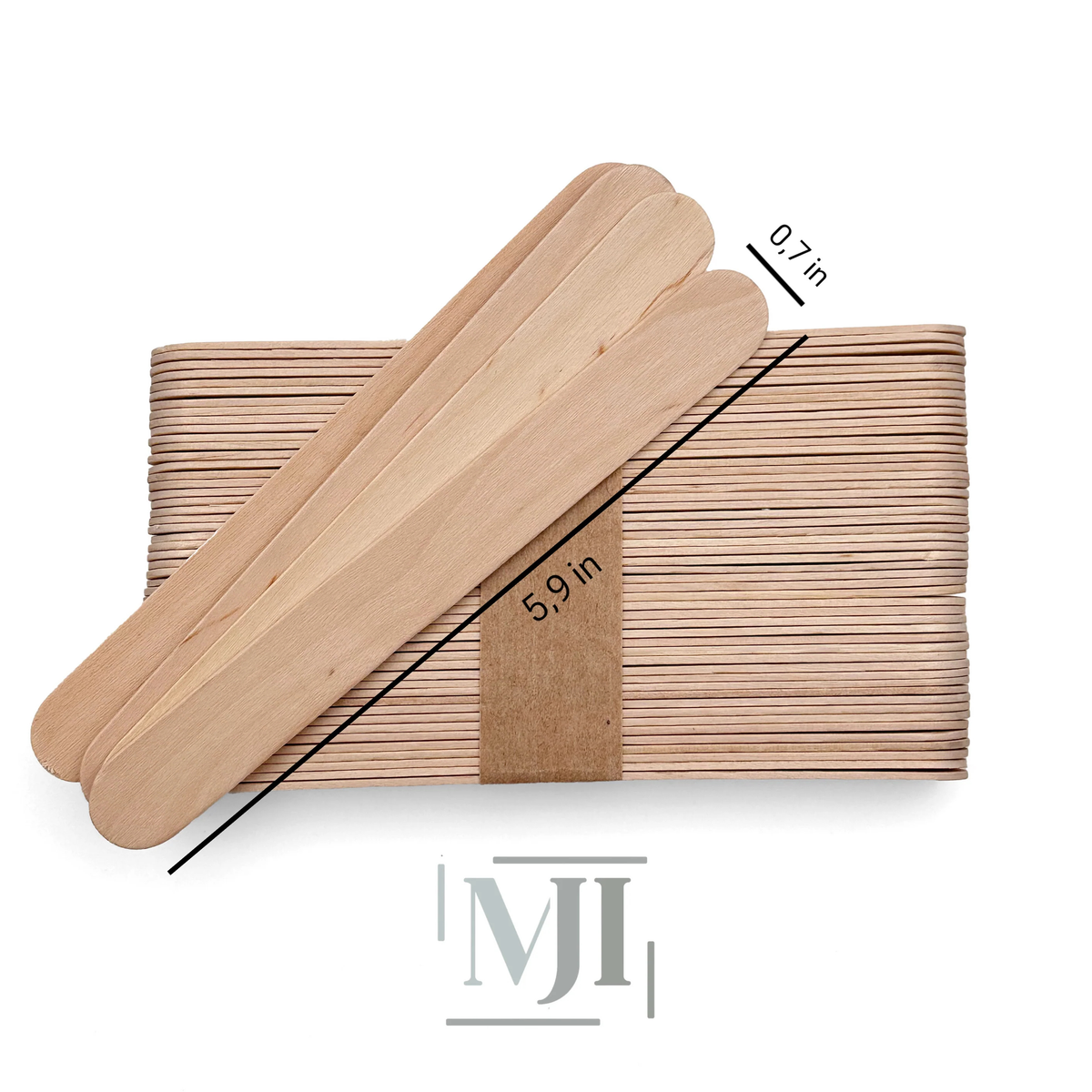 LARGE DISPOSABLE WOODEN APPLICATOR STICKS