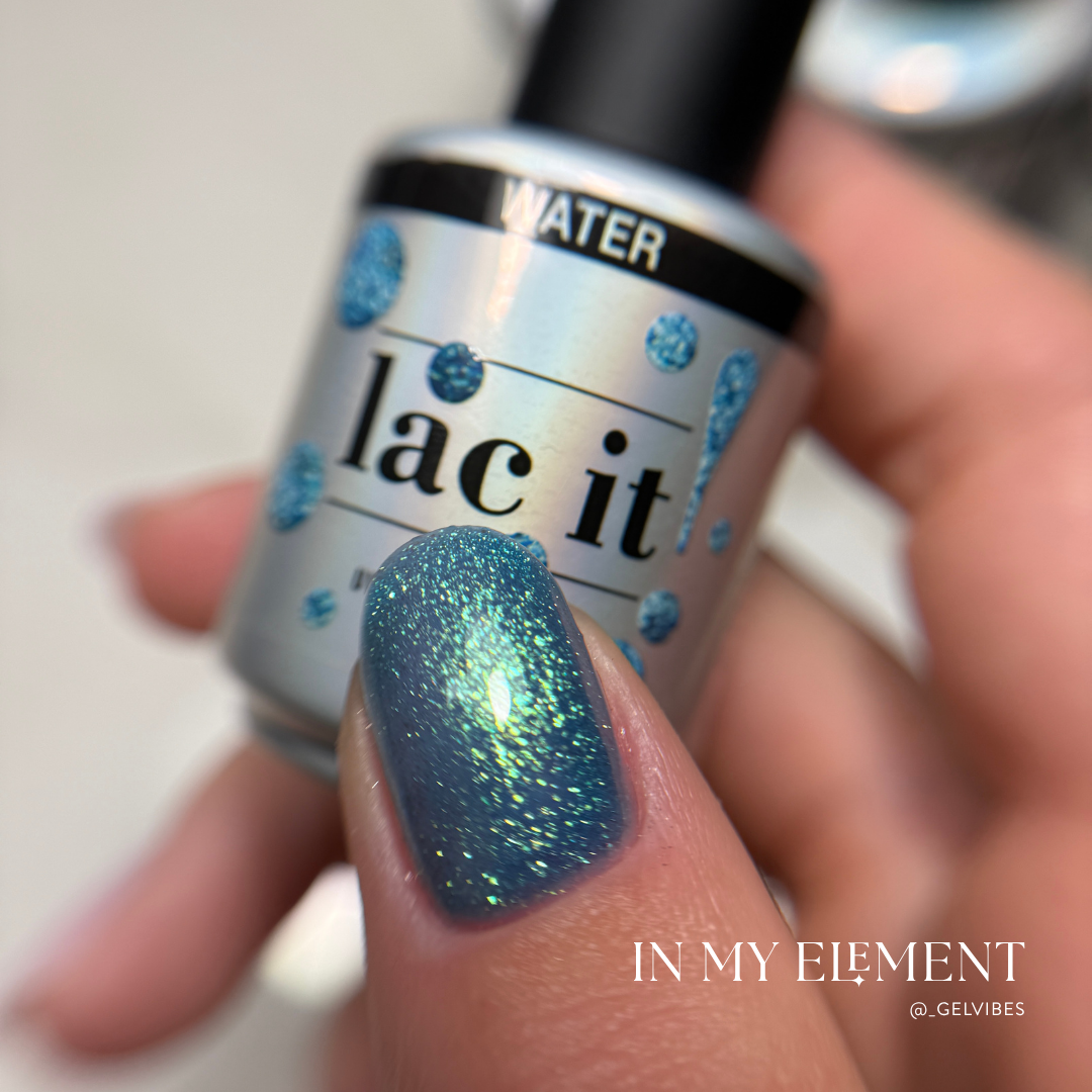 LAC IT! WATER SOAK OFF GEL POLISH