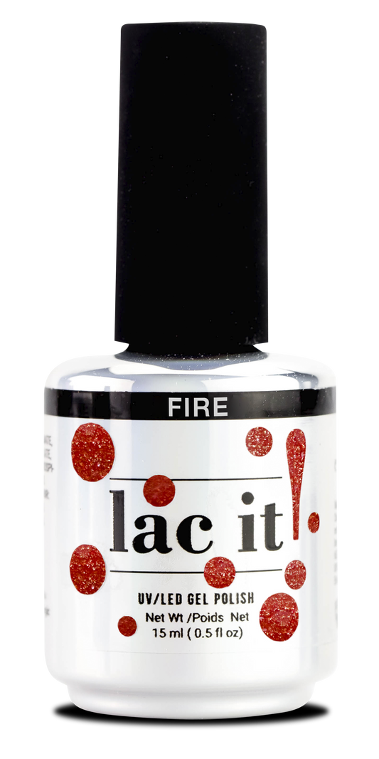 LAC IT! FIRE SOAK OFF GEL POLISH