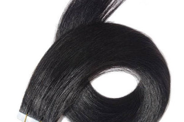 TAPE IN EXTENSIONS - NATURAL - JET BLACK