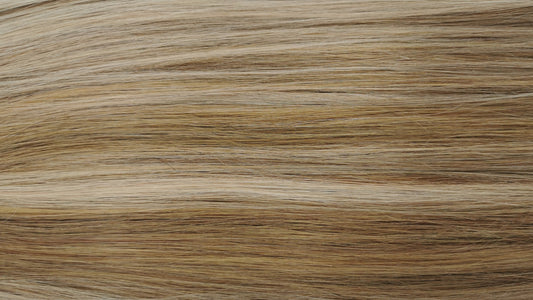 HAND TIED WEFT EXTENSIONS - HIGHLIGHTED - ROYAL BRONDE