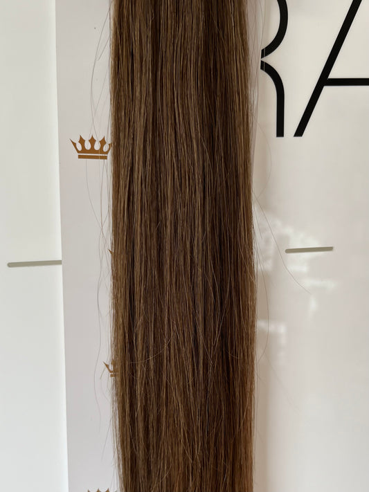 HAND TIED WEFT EXTENSIONS - HIGHLIGHTED - MOCHA QUEEN