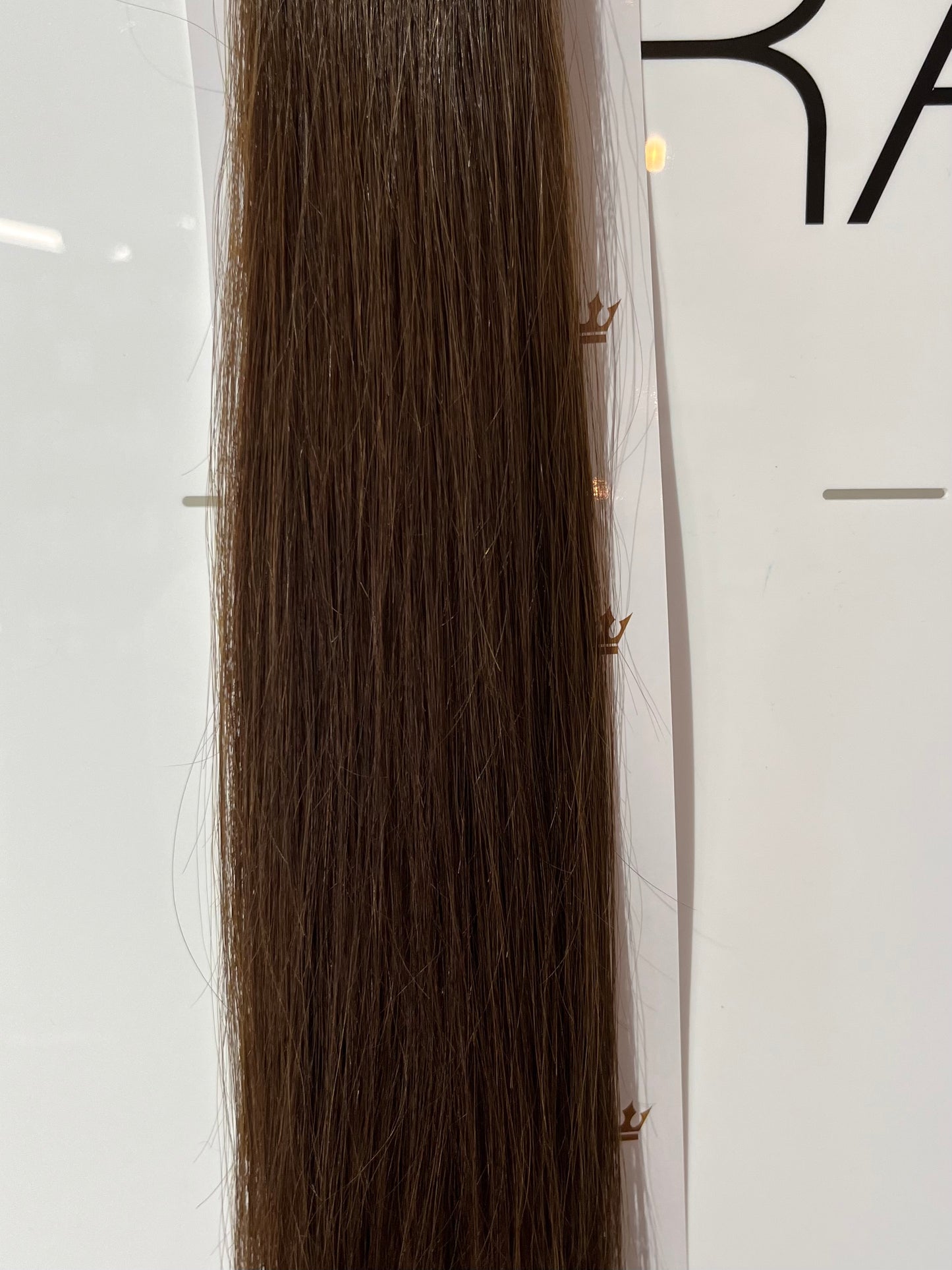 RETAIL TAPE IN EXTENSIONS - NATURAL - CHOCOLATE BROWN
