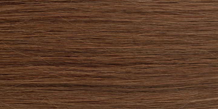 HAND TIED WEFT EXTENSIONS - NATURAL - DEEP NATURAL RED