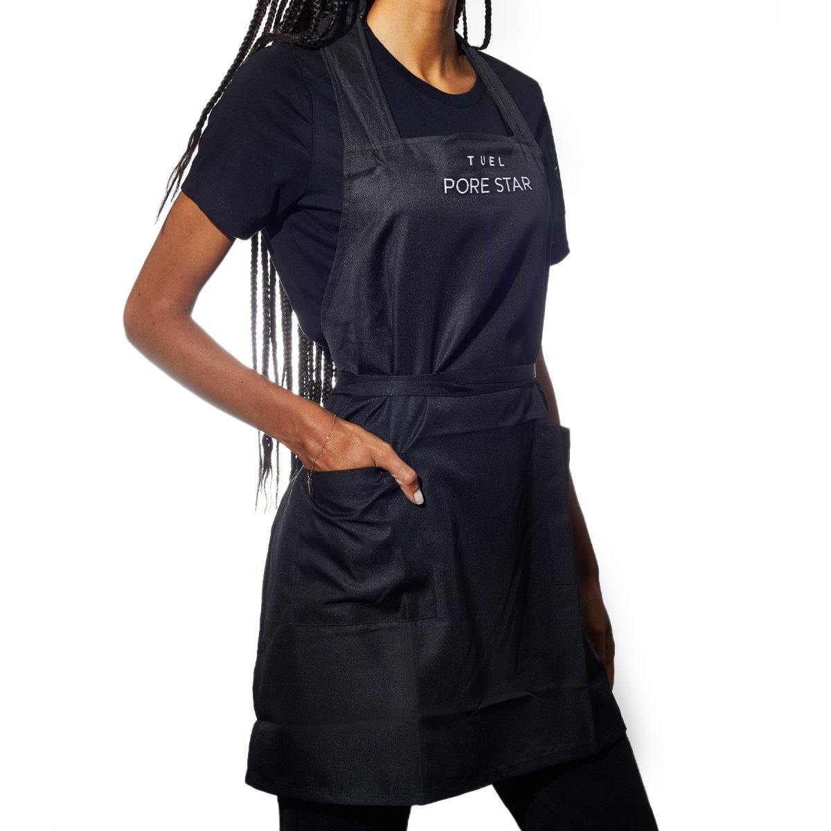 Tuel Pore Star Black Apron - Twisted Orchid Beauty Supply