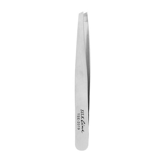 SILKLINE SLANTED TIP TWEEZERS