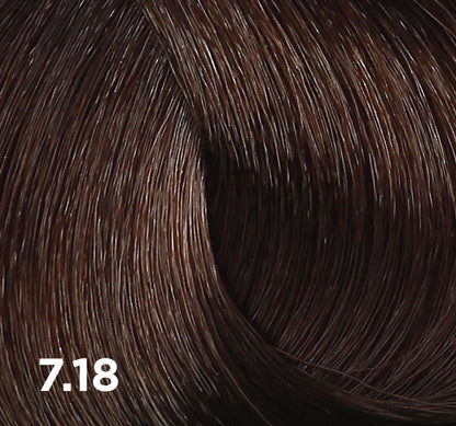 BACO COLOR FAST 7.18 (7Ab) MEDIUM BLONDE ASH BRUNETTE