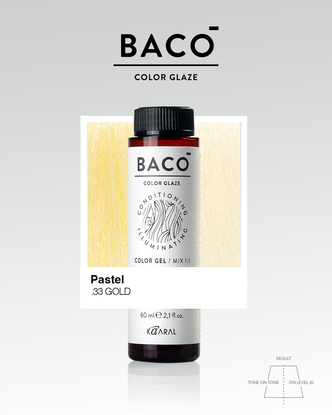 BACO COLOR GLAZE - .33 (GG) GOLD PASTEL
