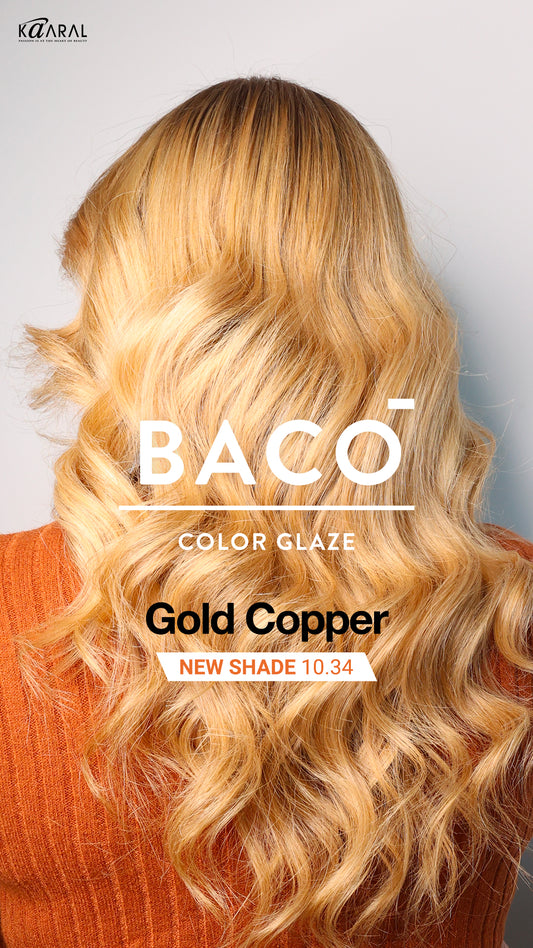 BACO COLOR GLAZE - 10.34 (10Gc) PLATINUM BLONDE GOLD COPPER