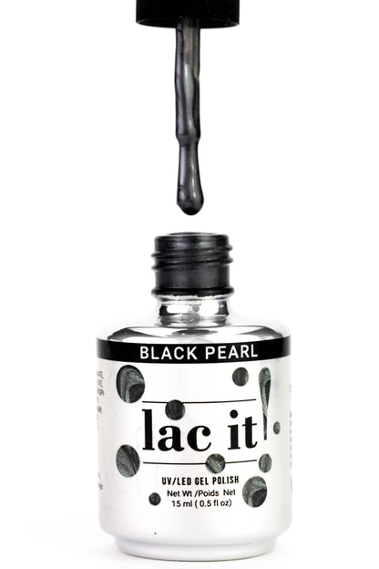 LAC IT! BLACK PEARL SOAK OFF GEL POLISH