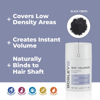 RETAIL BOSLEY MD BOS.VOLUMIZE HAIR THICKENING FIBERS