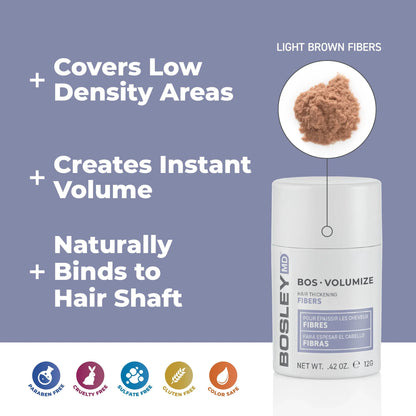 RETAIL BOSLEY MD BOS.VOLUMIZE HAIR THICKENING FIBERS