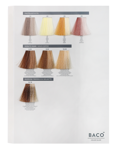 BACO COLOR GLAZE SWATCH BOOK