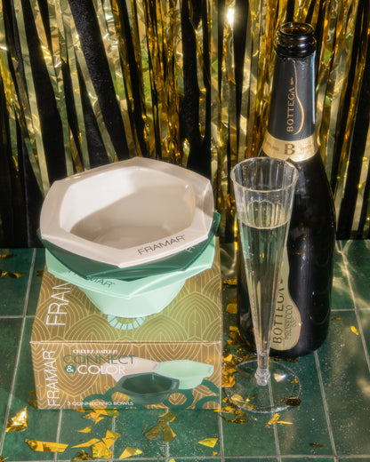 FRAMAR CHEERS HATERS! 3 PACK CONNECT & COLOR BOWLS