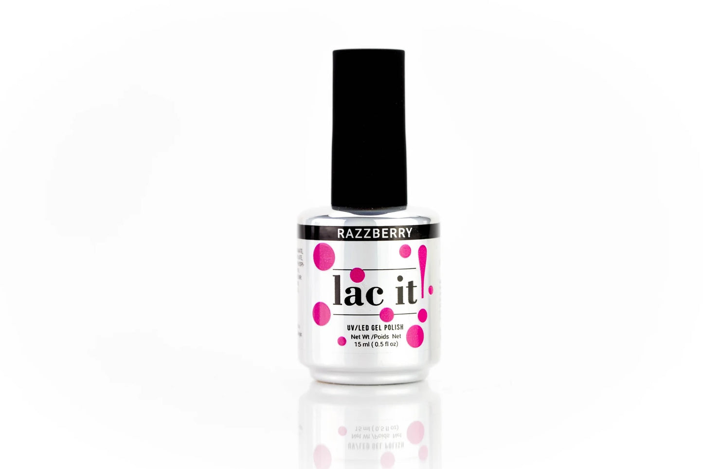 LAC IT! RAZZBERRY SOAK OFF GEL POLISH
