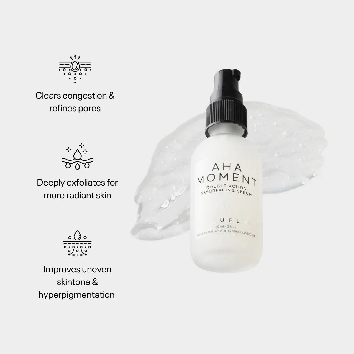TUEL AHA MOMENT DOUBLE ACTION RESURFACING SERUM