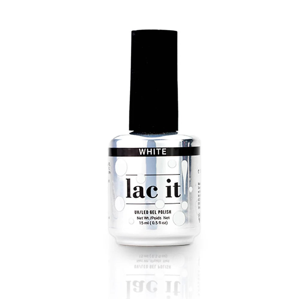 LAC IT! WHITE SOAK OFF GEL POLISH