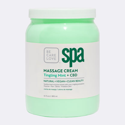 TINGLING MINT + CBD MASSAGE CREAM