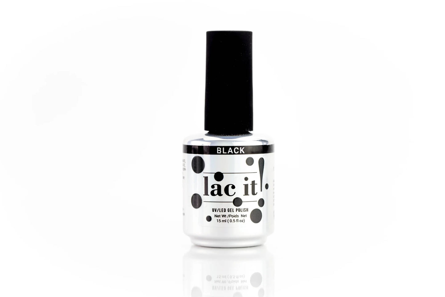 LAC IT! BLACK SOAK OFF GEL POLISH