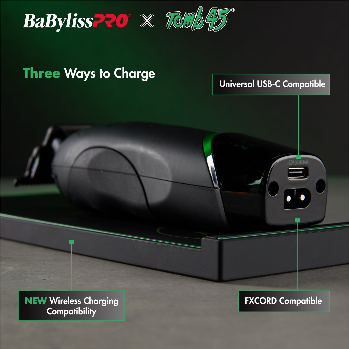 RETAIL BABYLISSPRO® X TOMB45® WIRELESS-CHARGING TRIMMER